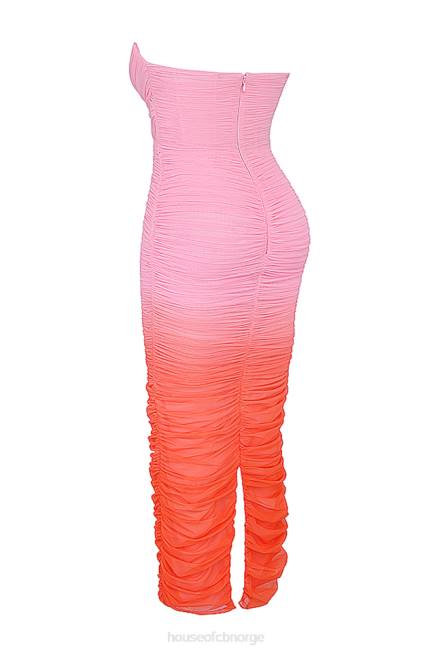 klær safir ombre samlet maxi kjole House of CB J6RL179