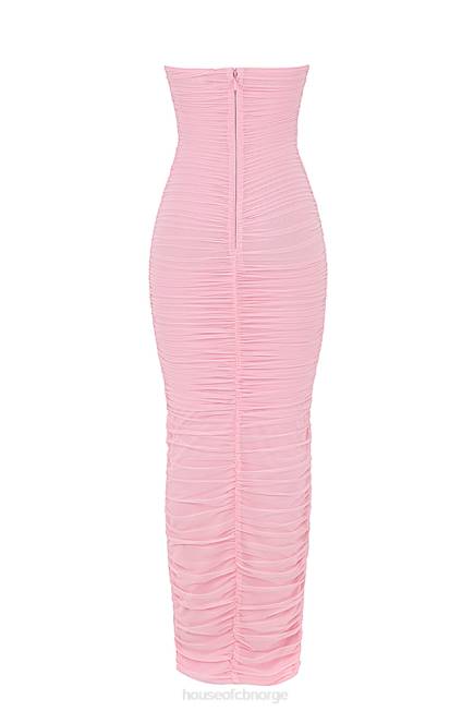 klær sofia fairy rosa mesh maxi kjole House of CB J6RL497