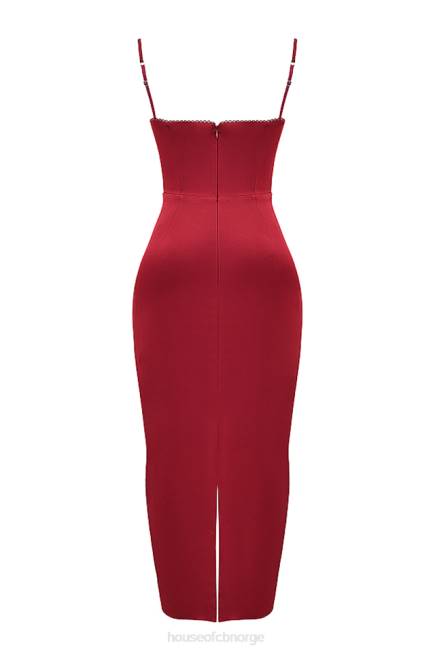 klær stefania rubin korsett maxi kjole House of CB J6RL117