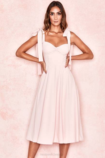 klær alicia blush rosa midi sundress House of CB J6RL614