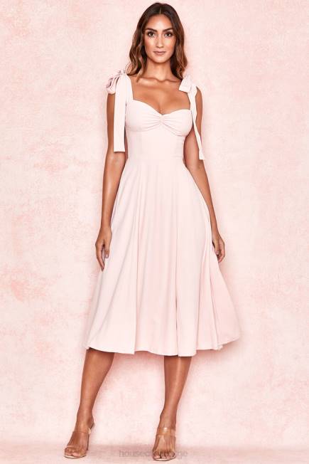 klær alicia blush rosa midi sundress House of CB J6RL614