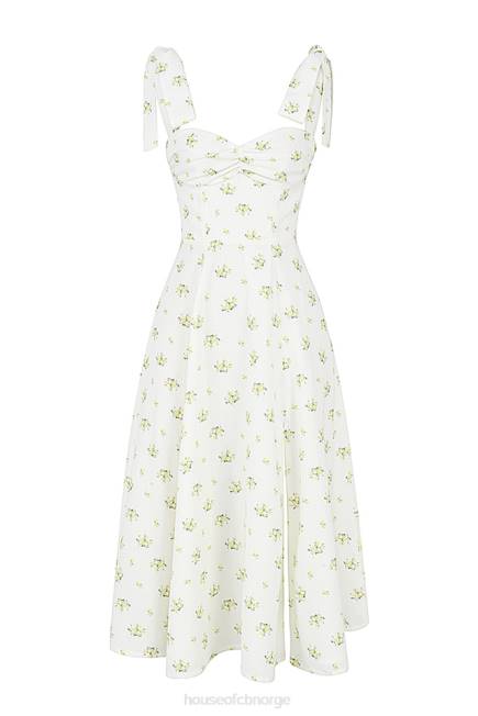klær alicia ivory floral midi sundress House of CB J6RL553