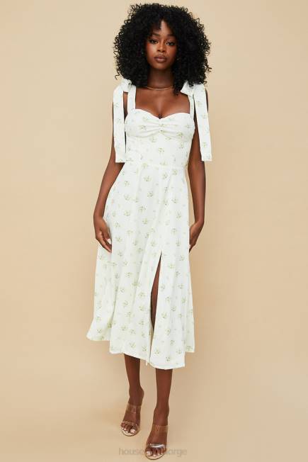 klær alicia ivory floral midi sundress House of CB J6RL553
