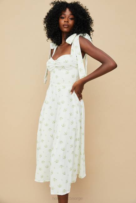 klær alicia ivory floral midi sundress House of CB J6RL553