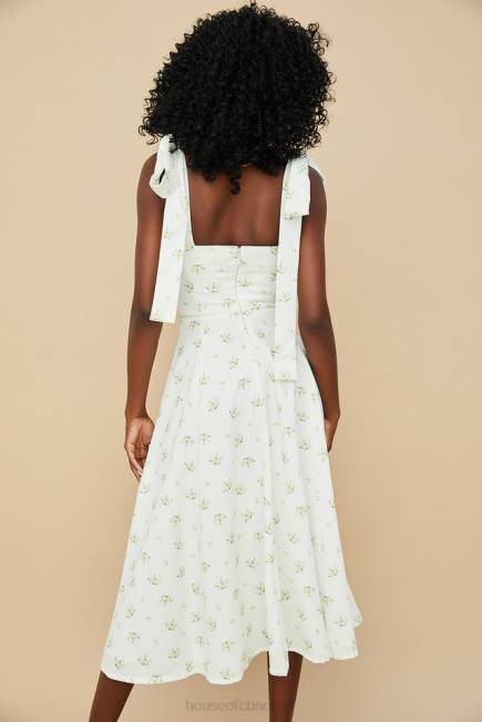klær alicia ivory floral midi sundress House of CB J6RL553