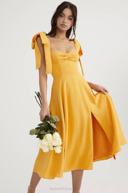 klær alicia tangerine midi sundress House of CB J6RL464