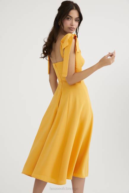 klær alicia tangerine midi sundress House of CB J6RL464