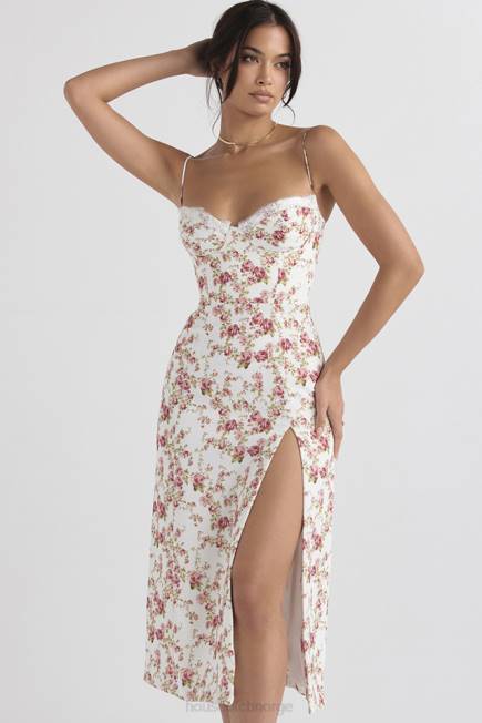 klær charlotte rose print korsett midi sundress House of CB J6RL431