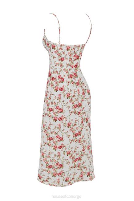 klær charlotte rose print korsett midi sundress House of CB J6RL431