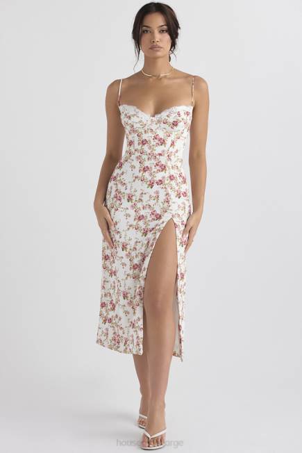 klær charlotte rose print korsett midi sundress House of CB J6RL431