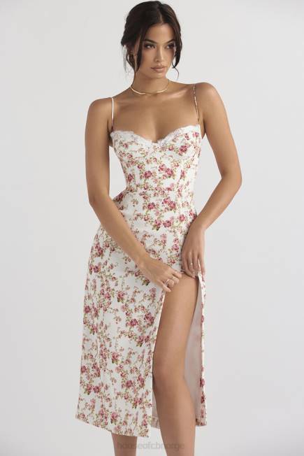 klær charlotte rose print korsett midi sundress House of CB J6RL431