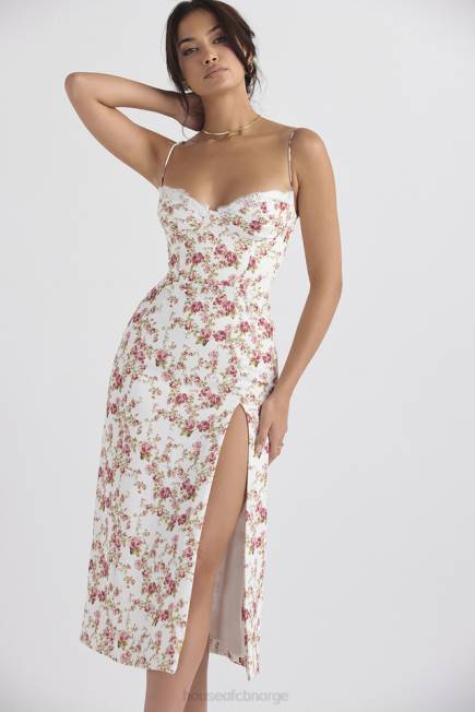 klær charlotte rose print korsett midi sundress House of CB J6RL431