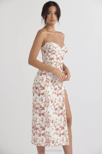 klær charlotte rose print korsett midi sundress House of CB J6RL431