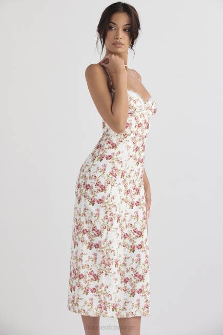 klær charlotte rose print korsett midi sundress House of CB J6RL431