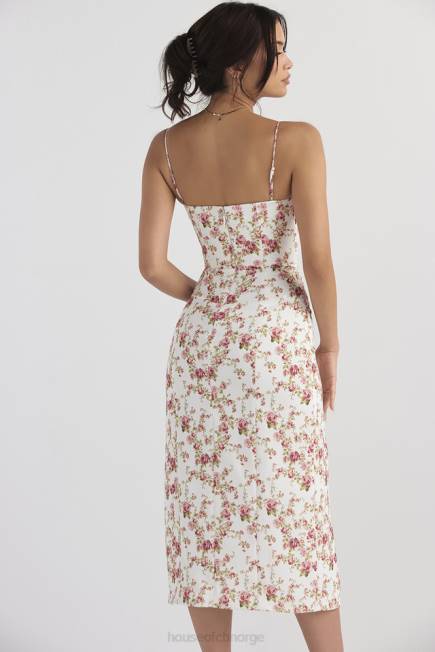 klær charlotte rose print korsett midi sundress House of CB J6RL431
