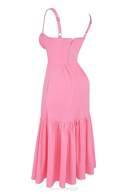 klær elia fransk rosa midi sundress House of CB J6RL211