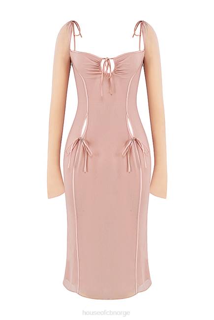 klær ophelia blush cutout midikjole House of CB J6RL485