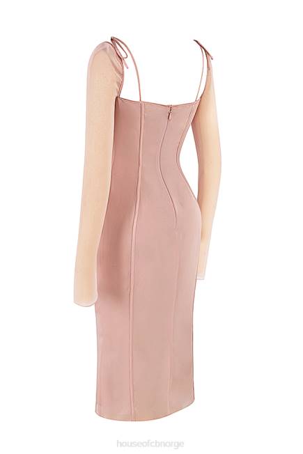 klær ophelia blush cutout midikjole House of CB J6RL485