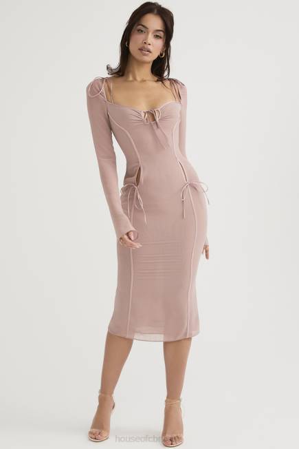 klær ophelia blush cutout midikjole House of CB J6RL485