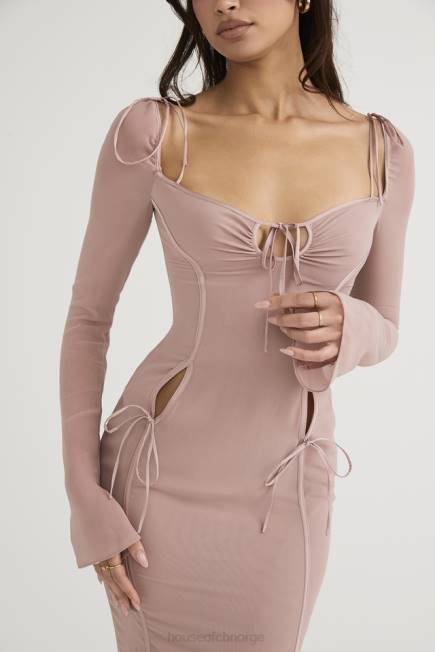klær ophelia blush cutout midikjole House of CB J6RL485