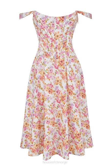 klær saira ivory floral midi sundress House of CB J6RL248