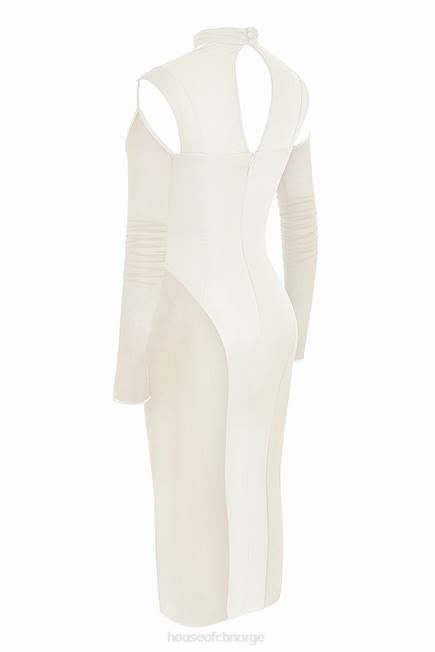 klær talika ivory korsett midikjole House of CB J6RL518