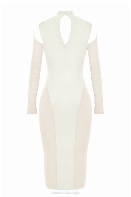 klær talika ivory korsett midikjole House of CB J6RL518