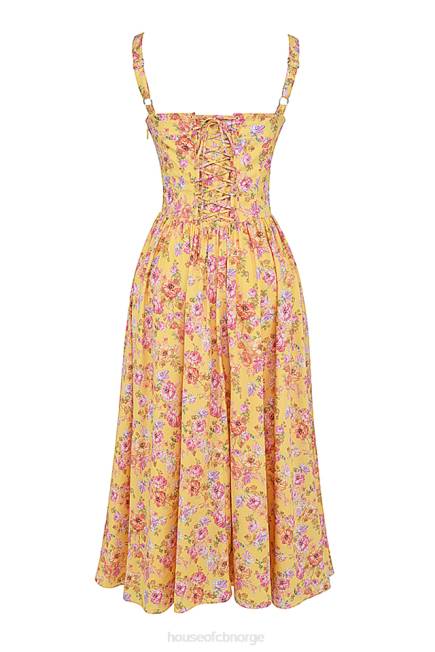 klær tatiana midi sundress med smørtrykk House of CB J6RL246