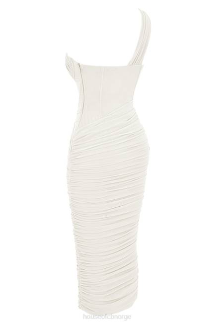 klær valentina elfenben asymmetrisk midikjole House of CB J6RL483