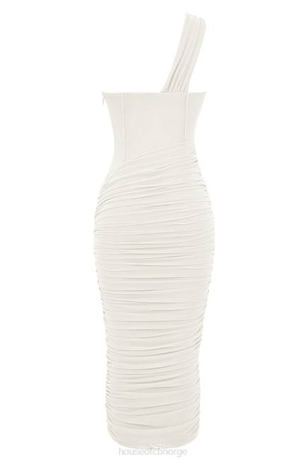 klær valentina elfenben asymmetrisk midikjole House of CB J6RL483