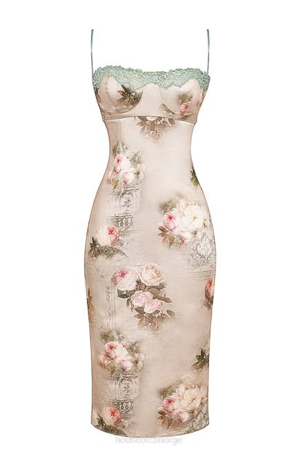 klær venus vintage blomster midikjole House of CB J6RL278