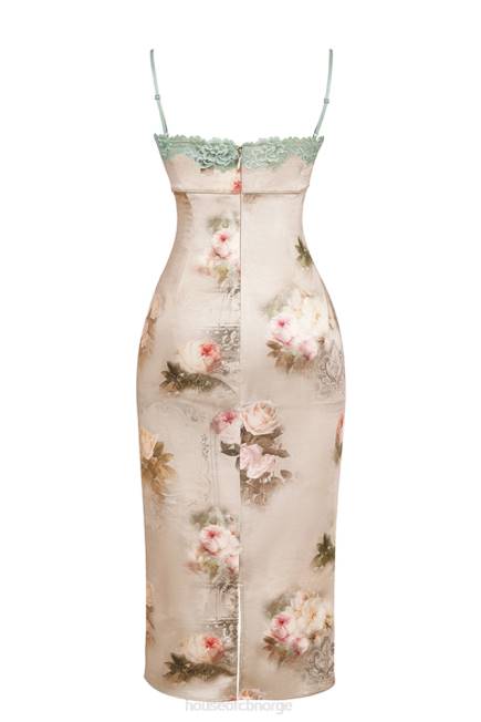 klær venus vintage blomster midikjole House of CB J6RL278