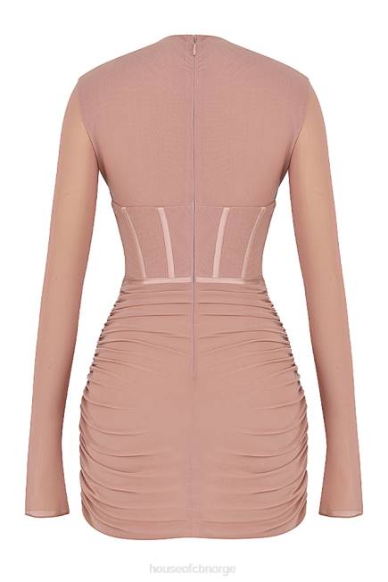 klær adanna blush korsett minikjole House of CB J6RL460