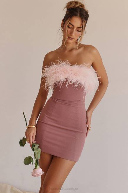 klær alexa varm rosa minikjole House of CB J6RL219