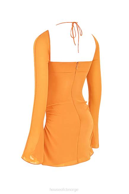 klær baby mandarin chiffon grime mini kjole House of CB J6RL421
