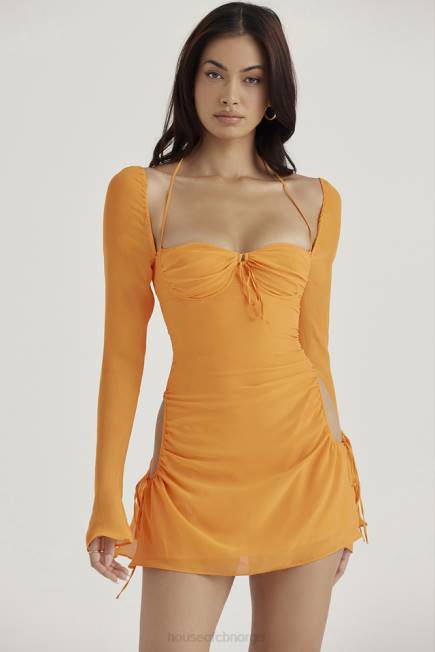 klær baby mandarin chiffon grime mini kjole House of CB J6RL421