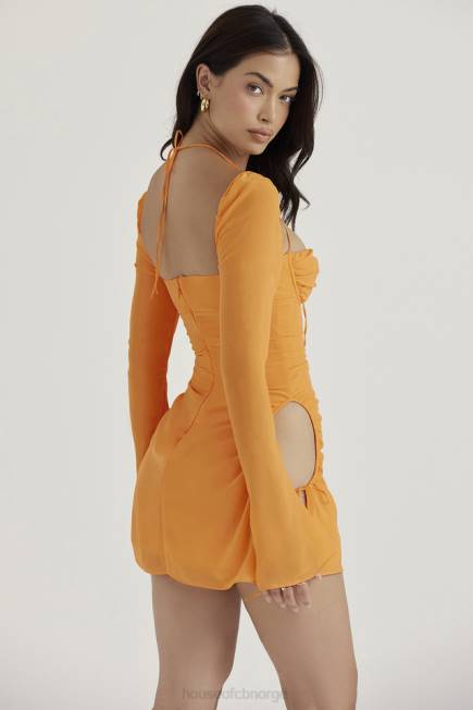 klær baby mandarin chiffon grime mini kjole House of CB J6RL421