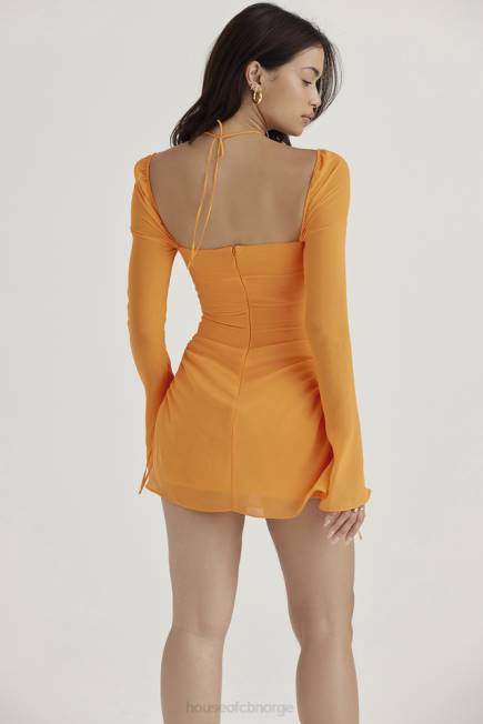 klær baby mandarin chiffon grime mini kjole House of CB J6RL421