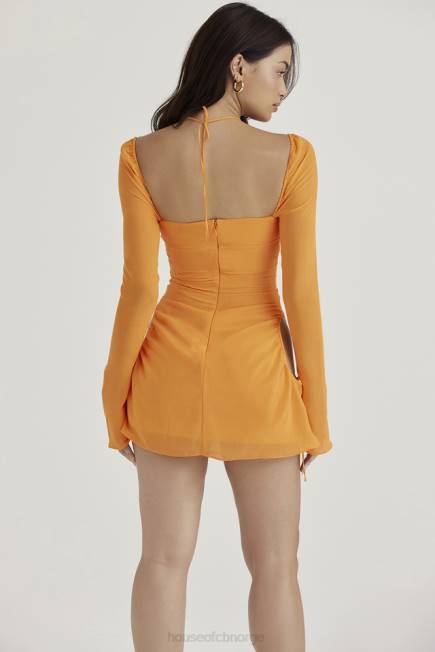 klær baby mandarin chiffon grime mini kjole House of CB J6RL421