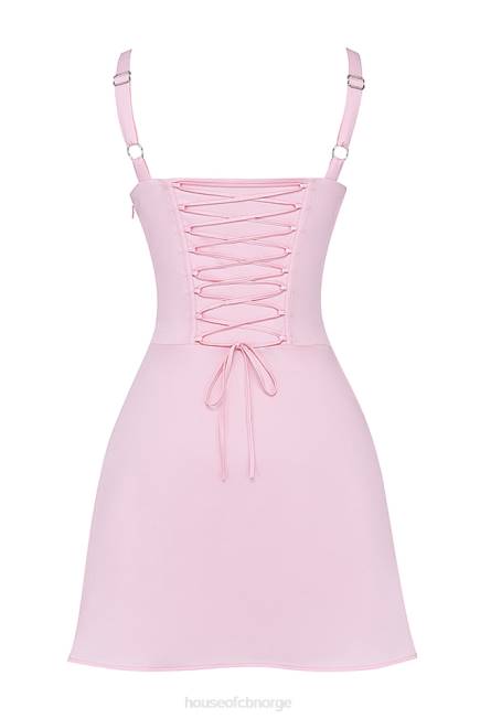 klær carlotta baby rosa korsett mini kjole House of CB J6RL258