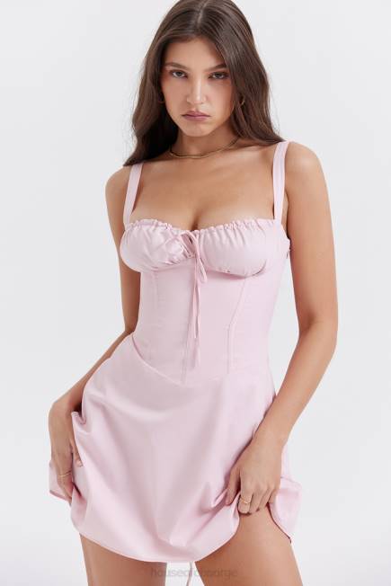 klær carlotta baby rosa korsett mini kjole House of CB J6RL258