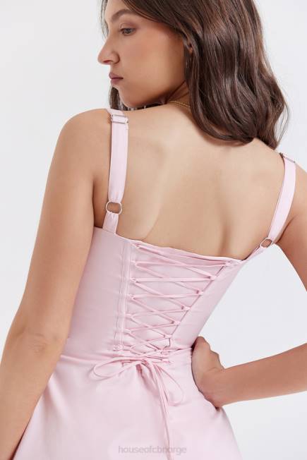 klær carlotta baby rosa korsett mini kjole House of CB J6RL258