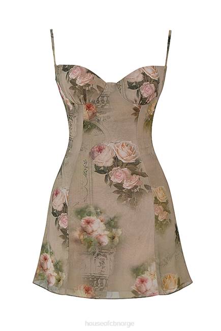 klær christiana vintage blomster mini kjole House of CB J6RL282