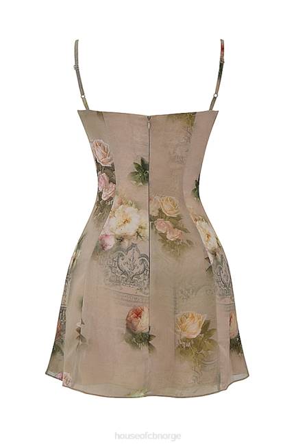 klær christiana vintage blomster mini kjole House of CB J6RL282