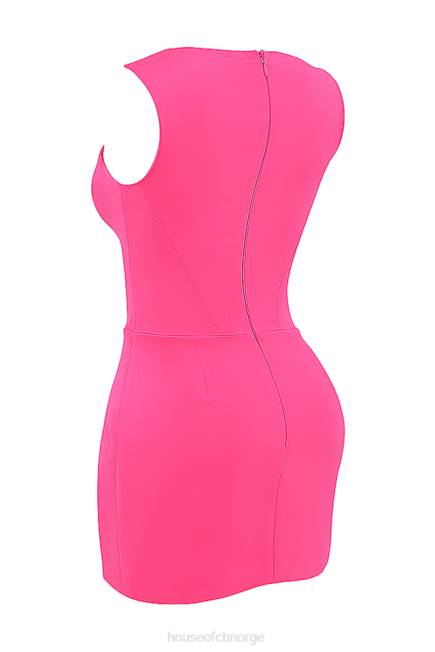 klær enya fuchsia korsett minikjole House of CB J6RL186