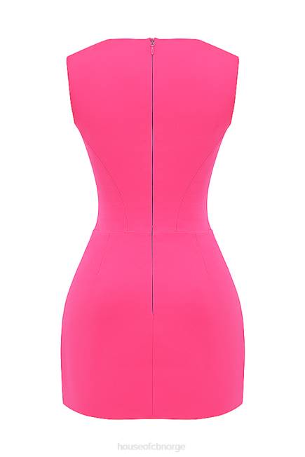 klær enya fuchsia korsett minikjole House of CB J6RL186
