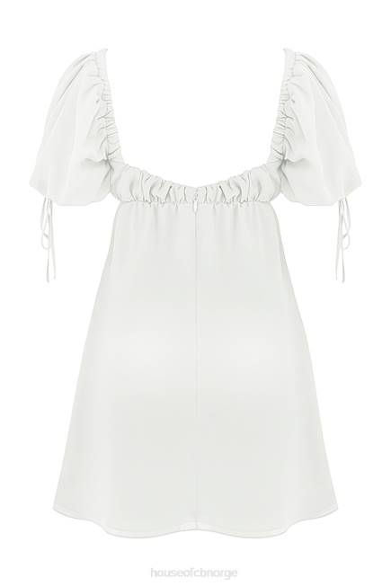 klær prinsesse elfenben georgette minikjole House of CB J6RL430