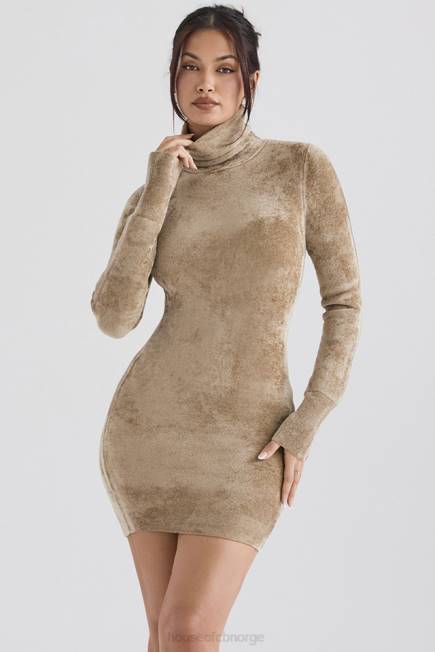 klær taya fawn chenille minikjole House of CB J6RL316