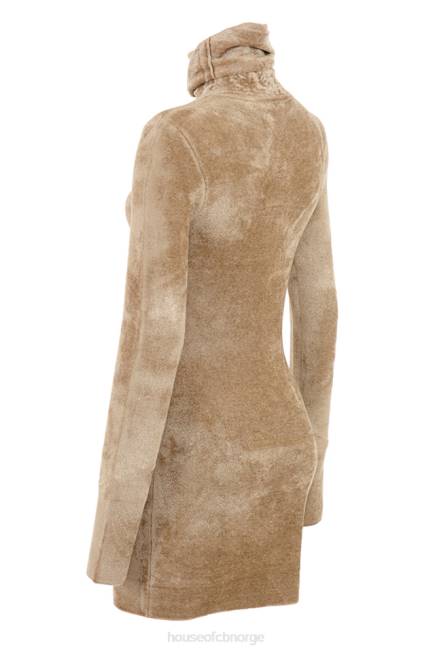 klær taya fawn chenille minikjole House of CB J6RL316