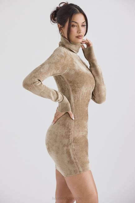 klær taya fawn chenille minikjole House of CB J6RL316